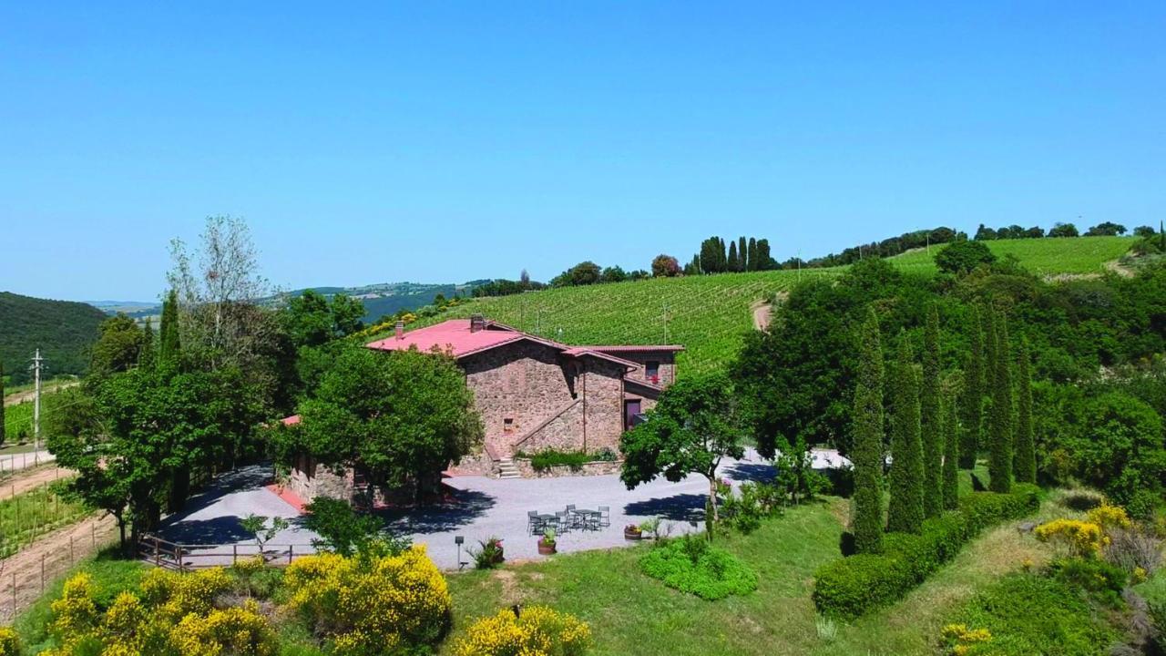 La Poderina Appartamenti Castelnuovo dellʼAbate Eksteriør bilde